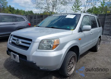 2006 Honda Pilot Ex-L из США, поврежденный, VIN 5FNYF28766B030130